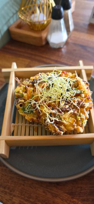 Vegetable Pancakes at KobKun in Ry