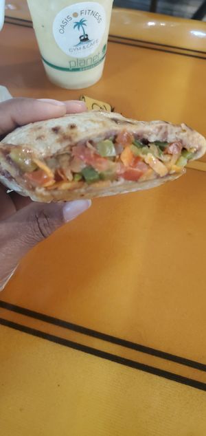 Grilled veggies at Oasis Fitness Gym and Cafe in Hopkins