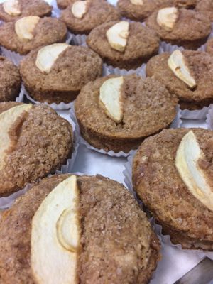 vegan & gf apple spice mini coffee cakes  at Dee's One Smart Cookie in Glastonbury