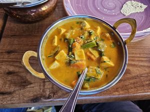 Tofu sabji korma at Indian Village in Berlin