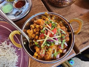 Chana masala at Indian Village in Berlin