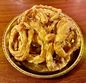 Onion pakoras  at Indian Village in Berlin