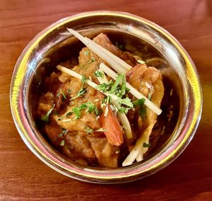 Aloo mutter  at Indian Village in Berlin