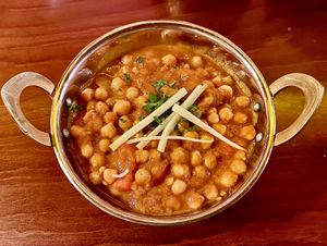 Chana masala  at Indian Village in Berlin