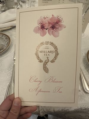   at Willard Peacock Alley Tea in Washington
