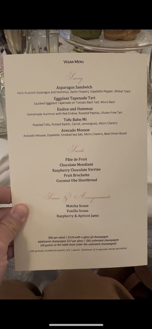   at Willard Peacock Alley Tea in Washington