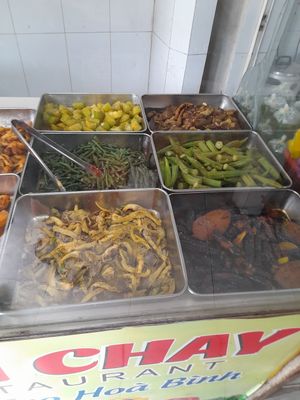 Com chay selection at Hoàng Kim Chay in Ho Chi Minh City