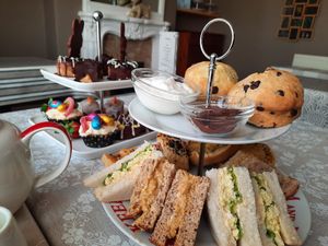 Loads of food for two people! at All Good Things Vegan in Paignton