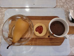Switzerland night - pudding at All Good Things Vegan in Paignton