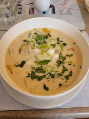 Thai night -starter at All Good Things Vegan in Paignton