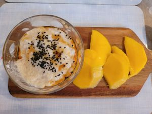 Thai night - pudding at All Good Things Vegan in Paignton