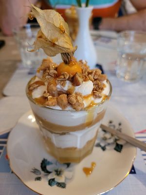 Norwegian night: pudding at All Good Things Vegan in Paignton