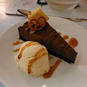 Dessert - chocolate torte at All Good Things Vegan in Paignton