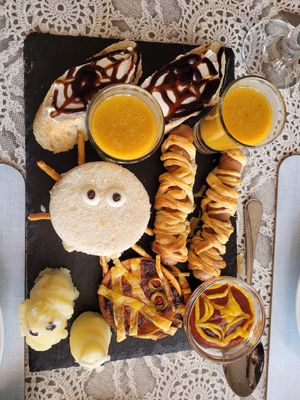 Halloween afternoon tea at All Good Things Vegan in Paignton