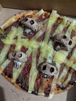 👻 🍕 at All Good Things Vegan in Paignton