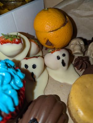 👻 🍓 at All Good Things Vegan in Paignton