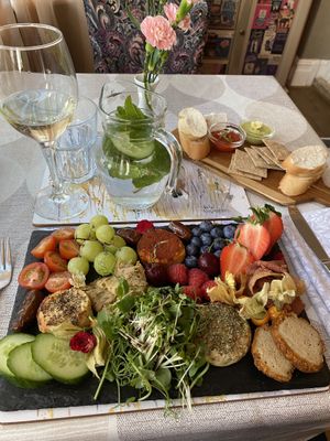 Charcuterie for one!  at All Good Things Vegan in Paignton