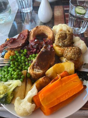 Sunday roast  at All Good Things Vegan in Paignton