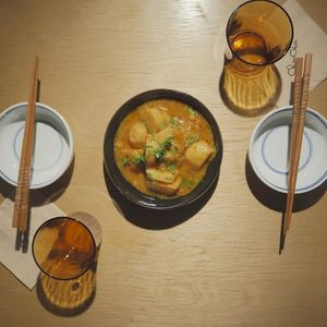 Taro with tree tomato compote at chaochao. vegan food and natural wine bar in Beijing