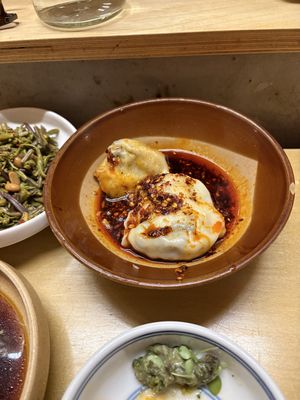   at chaochao. vegan food and natural wine bar in Beijing