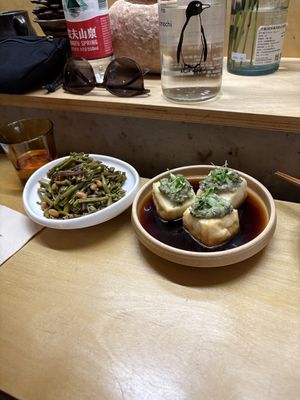   at chaochao. vegan food and natural wine bar in Beijing