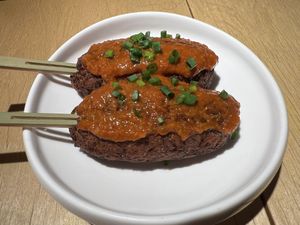 Sichuan Style Tofu Sticks  at chaochao. vegan food and natural wine bar in Beijing