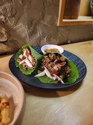 Wraps, tasty at chaochao. vegan food and natural wine bar in Beijing