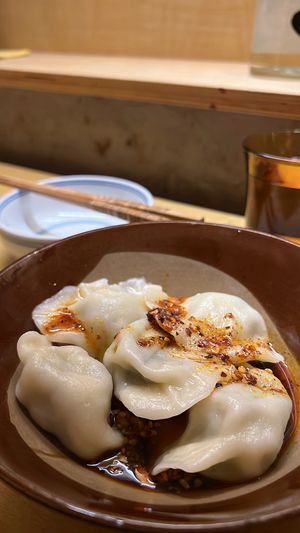   at chaochao. vegan food and natural wine bar in Beijing