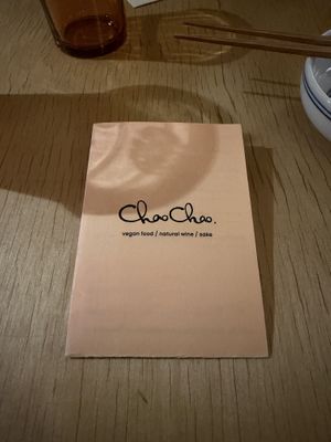   at chaochao. vegan food and natural wine bar in Beijing