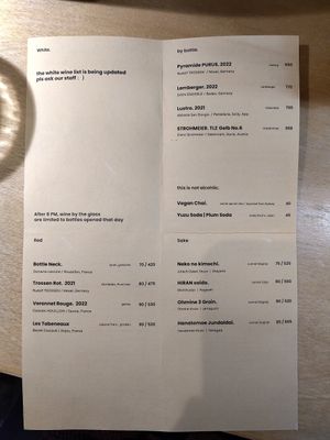  at chaochao. vegan food and natural wine bar in Beijing