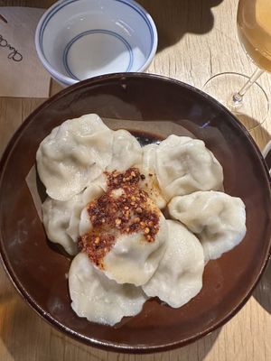   at chaochao. vegan food and natural wine bar in Beijing