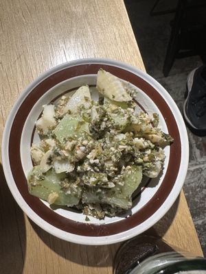   at chaochao. vegan food and natural wine bar in Beijing