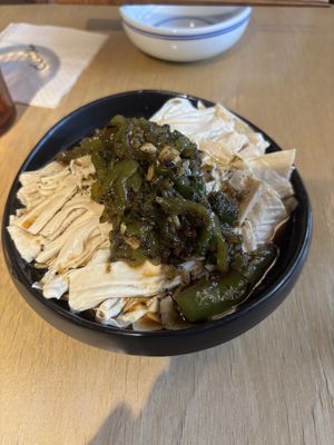 Yuba  at chaochao. vegan food and natural wine bar in Beijing