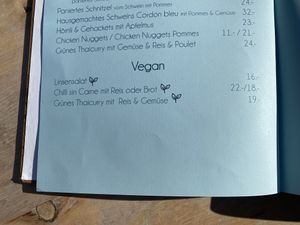 Vegane Gerichte   at Jatzhütte in Davos