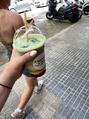 Strawberry matcha  at A Matcha a Day  in Mallorca