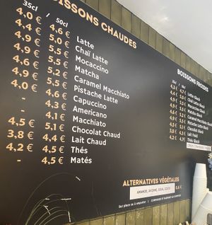 Menu   at Angelina Coffee in Nancy