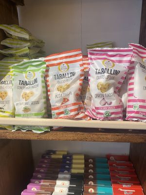 Clearly labeled vegan snacks (only choose labeled ones)  at Angelina Coffee in Nancy