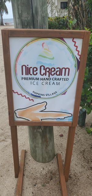 Sign at Nice Cream - Hopkins in Hopkins