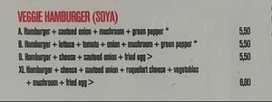veggie burgers  at Rekalde Taberna in San Sebastian