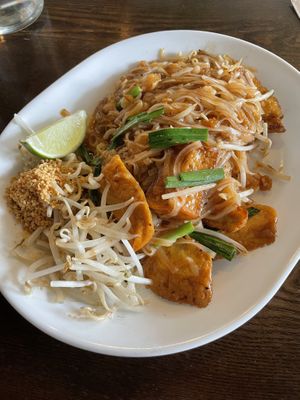 Phad Thai - so much food for a reasonable price😄 at Araya's Place in Los Angeles