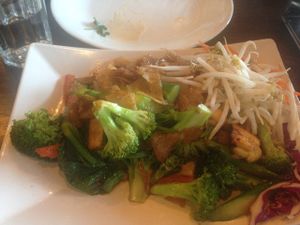 pad see ew at Araya's Place in Los Angeles