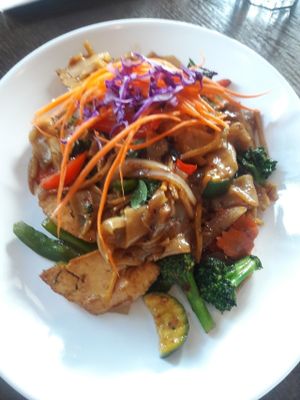 spicy noodles at Araya's Place in Los Angeles