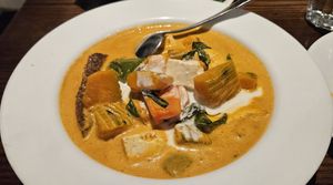 Pumpkin red curry at Araya's Place in Los Angeles