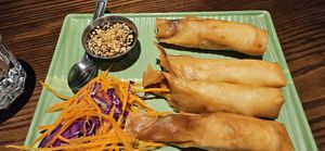 Cream cheese and tofu rolls at Araya's Place in Los Angeles