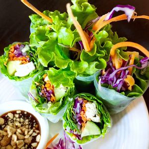 Fresh Rolls at Araya's Place in Los Angeles