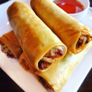 Vegan Spring Rolls  at Araya's Place in Los Angeles