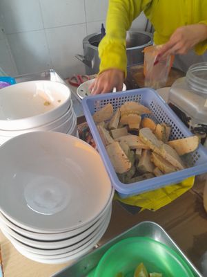 Vegan ingredients at Hu Tiệu Chay in Ho Chi Minh City