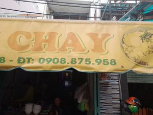 Phone number at Hu Tiệu Chay in Ho Chi Minh City
