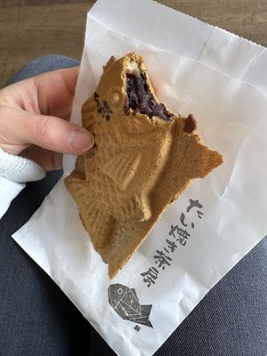 Red bean filled  at Tokachi Taiyaki Sabo - Sapporo Main Branch in Sapporo
