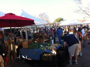 farmer's market at Downtown Farmers' Market in Santa Cruz